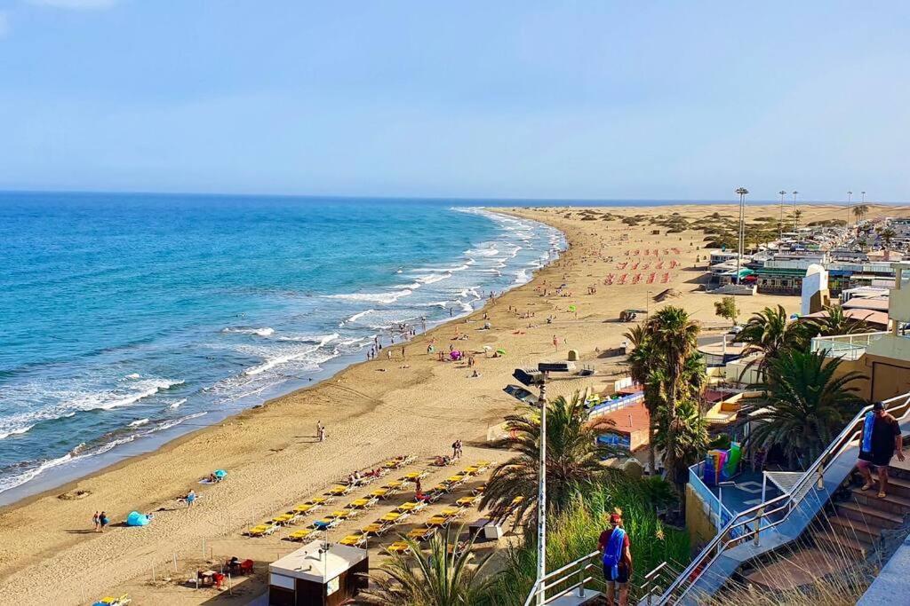 Tamaran 102 - Los Campos - Lux Garden Apt Near Dunes, Quiet-Central-Renovated San Bartolomé Esterno foto